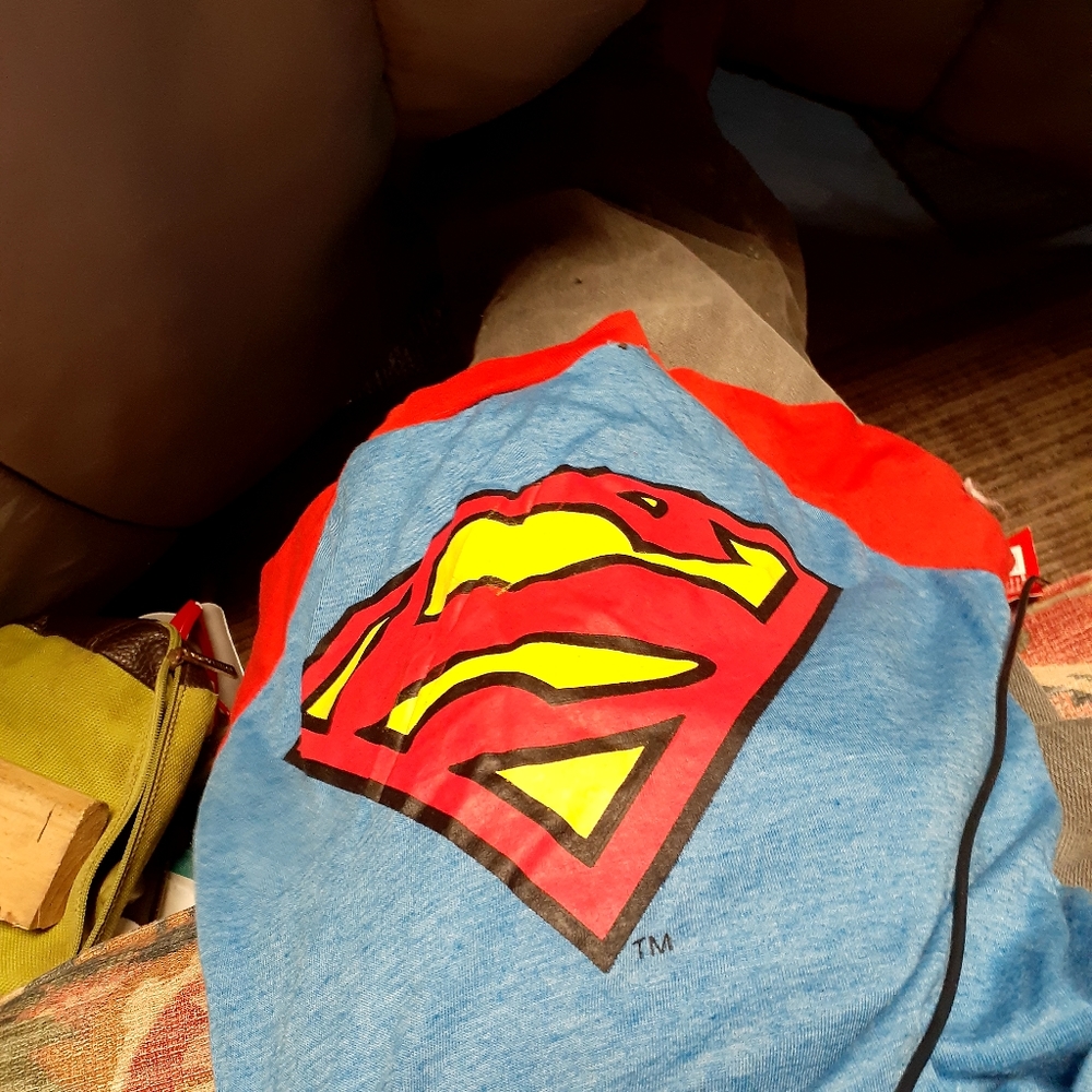 Pet superman shirt tags you can engrave and flea a